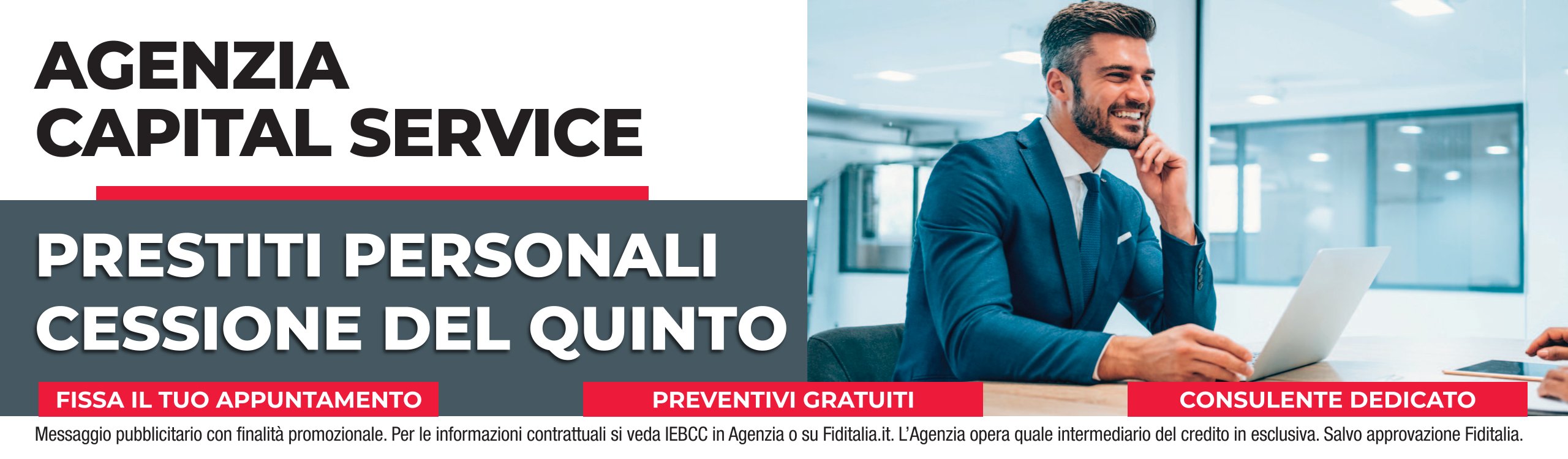 Contatti Agenzia Capital Service filiali Fiditalia - Prestiti personali, Cessione del quinto